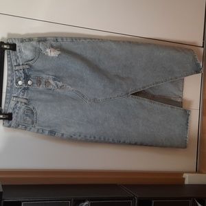 Long Denim Skirt